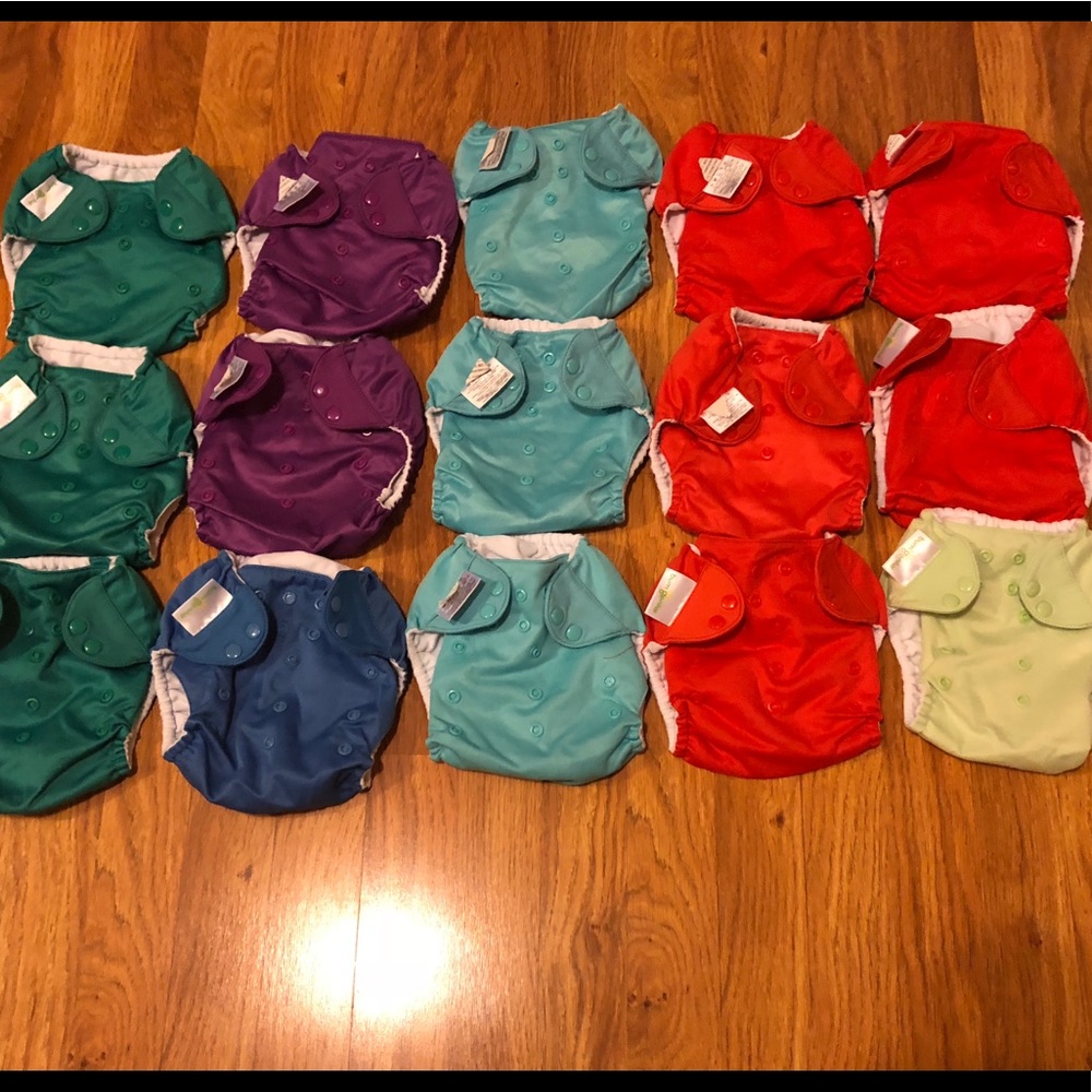 Lot of 15 Bumgenius 4.0 cloth diapers